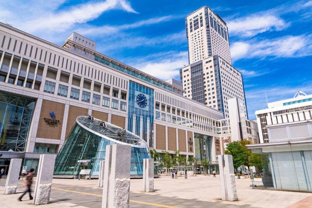 2-2札幌駅徒歩7分の好立地service Apartment Sapporo札幌ステーション綺麗な部屋 ภายนอก รูปภาพ